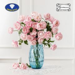  Lọ hoa pha lê Bohemia Optika 26cm xanh dương 