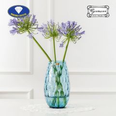  Lọ hoa pha lê Bohemia Optika 26cm xanh dương 