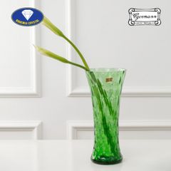  Lọ hoa pha lê Bohemia Optika 30cm xanh lá 