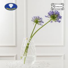  Lọ hoa pha lê Bohemia Optika Oval 25cm trong suốt 