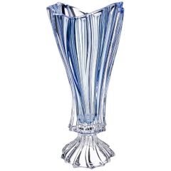  Lọ hoa pha lê Bohemia Plantica 40cm chân cao nhiều màu 