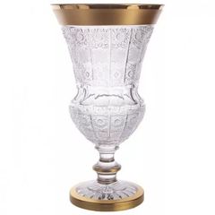  Lọ hoa pha lê cúp Arcade 35.5cm khảm vàng 