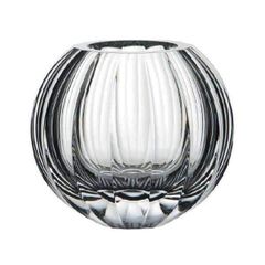 Lọ hoa pha lê hình cầu Rogaska Flat cut 18cm/ 22cm