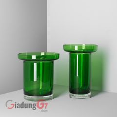  Lọ hoa pha lê Kosta Boda Orrefors LimeLight 23cm màu xanh lá 