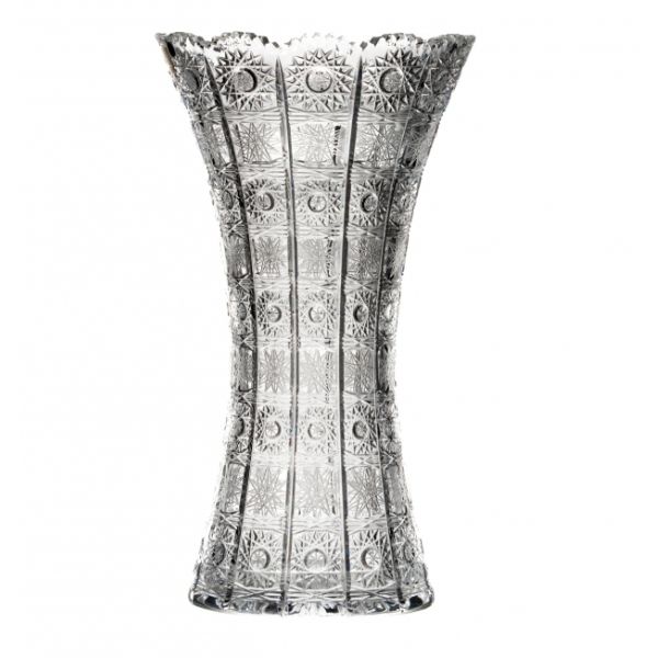 Lọ hoa pha lê mài Bohemia 30cm