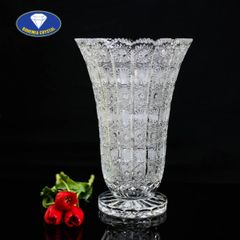 Lọ hoa pha lê mài Bohemia Classic cao 35.5cm