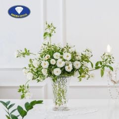 Lọ hoa pha lê mài Bohemia Classic 56 cao 20.5cm