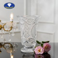 Lọ hoa pha lê mài Bohemia Classic 56 cao 25.5cm