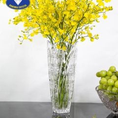 Lọ hoa pha lê mài Bohemia Classic 57 cao 30.5cm