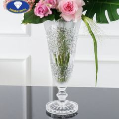 Lọ hoa pha lê mài Bohemia Hoarfrost 40cm 
