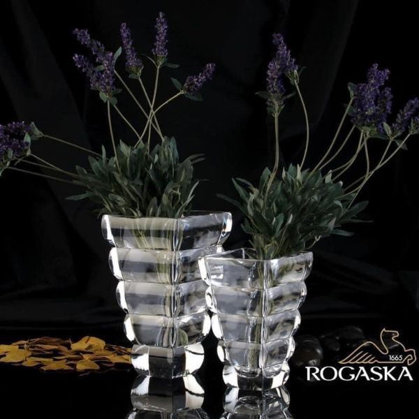 Lọ hoa pha lê Rogaska Adria 25cm màu trong suốt