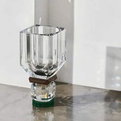  Lọ Hoa Pha Lê Utah Reflections Copenhagen Xanh 13x13x27.8cm 