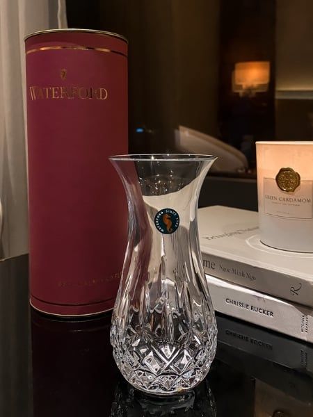 Lọ hoa pha lê Waterford Cassidy cao 25cm