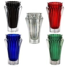  Lọ hoa Rogaska Crown Jewel 25cm màu đỏ 