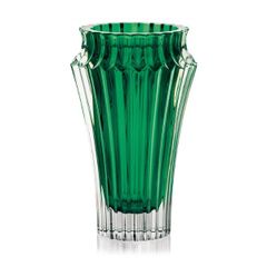  Lọ hoa Rogaska Crown Jewel 25cm màu xanh ngọc 
