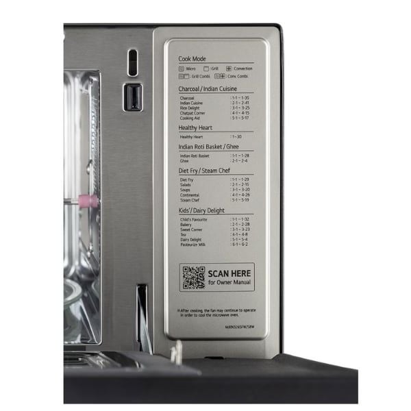 Lò vi sóng kiêm nướng hấp LG Dios 32L