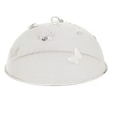  Lồng bàn mạ bạc Edzard 30cm trang trí bướm đậu - Germany 