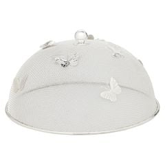  Lồng bàn mạ bạc Edzard 30cm trang trí bướm đậu - Germany 