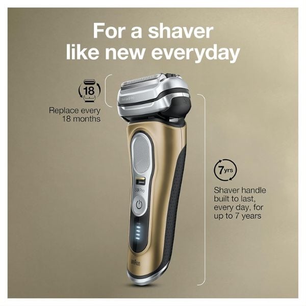 Máy cạo râu Braun Series 9 Pro 9419s Made in Germany bản đồng giới hạn