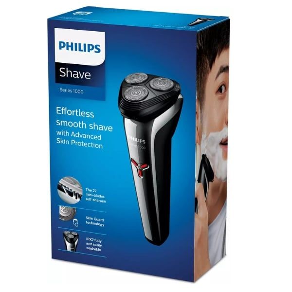 Máy cạo râu Philips S1103/02 khô và ướt Series 1000