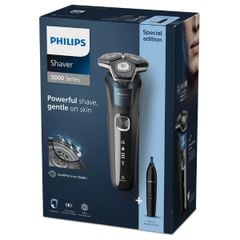  Máy cạo râu Philips S5889/11 Series 5000 kèm tỉa lông mũi - Made in Netherlands 