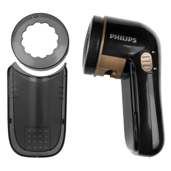 Máy cắt lông xù Philips GC026 có 2 màu: xanh/ đen 3 lưỡi dao kép