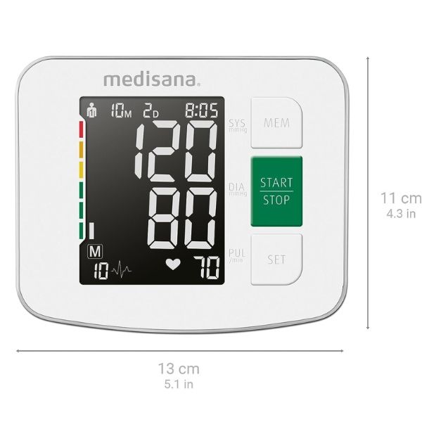 Máy đo huyết áp bắp tay Medisana BU514 bộ nhớ 2 người 90 kết quả