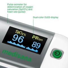  Máy đo nồng độ oxy Medisana PM100 