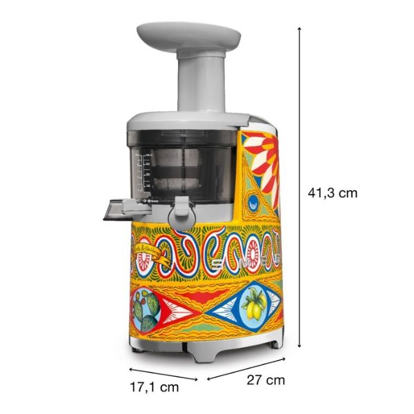 Máy ép chậm Smeg SJF01DGUK Họa tiết Dolce & Gabbana
