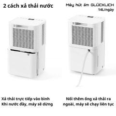  Máy hút ẩm Glucklich 14 lít /ngày phòng 30m 
