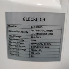  Máy hút ẩm Glucklich GLD30 PRO 30L/ngày 2024 