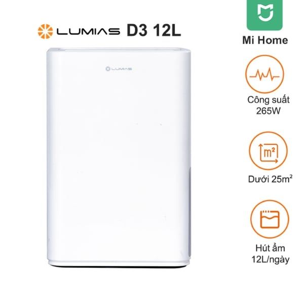 Máy hút ẩm Lumias D3 Lite 12 lít/ngày