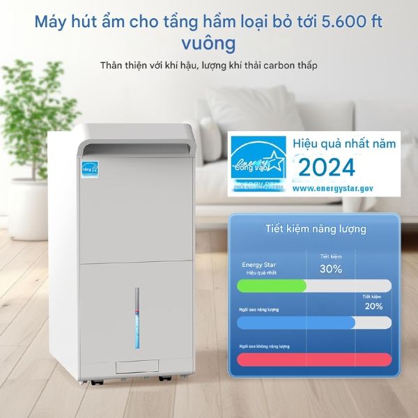 Máy hút ẩm Lumias LMD-50L 50L/ngày, 70-120m2