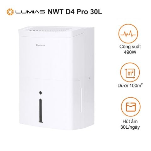 Máy hút ẩm Lumias NWT D4 Pro 30L 5.5L 100m2