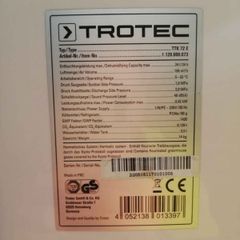  Máy hút ẩm Trotec TTK72E 24 lít - Nội địa Đức 