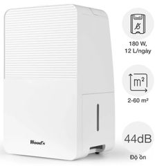  Máy hút ẩm Wood’s MDK13 12 lít/ngày - Thụy Điển 