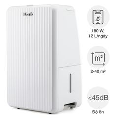  Máy hút ẩm Wood’s MRD14 12 lít/ngày - Thụy Điển 