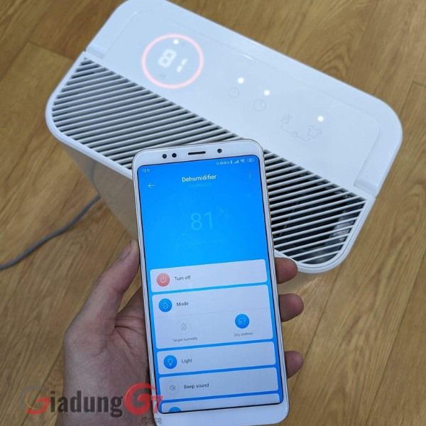 Máy hút ẩm Xiaomi New Widetech 12 lít kết nối app, hẹn giờ 12h, 2.2l
