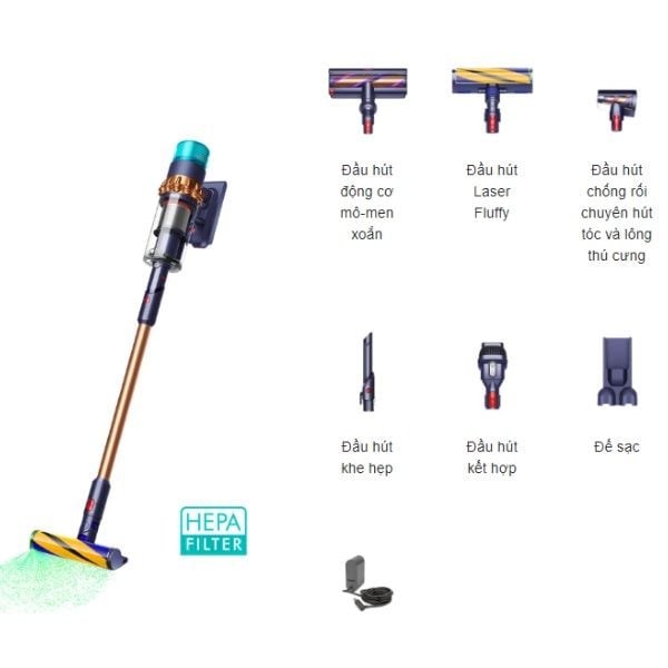Máy hút bụi Dyson Gen5 detect Absolute