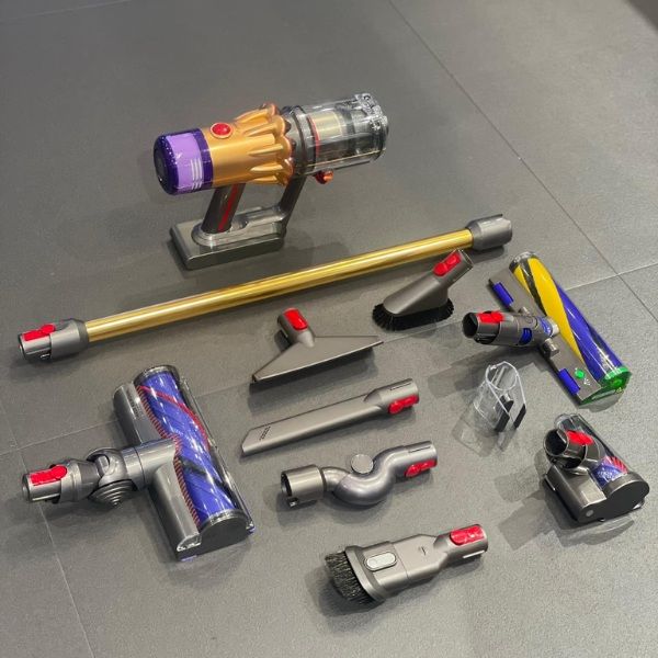 Máy hút bụi Dyson V12 Detect Slim Absolute (Màu vàng/Xám)