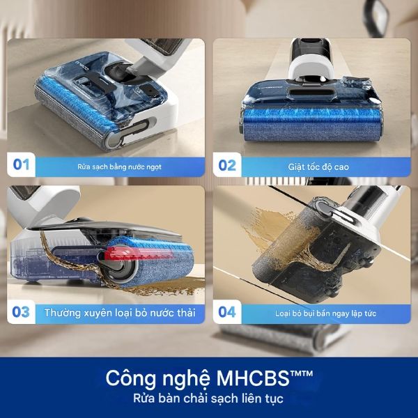 Máy hút bụi lau nhà Tineco Floor One Stretch S6 không dây