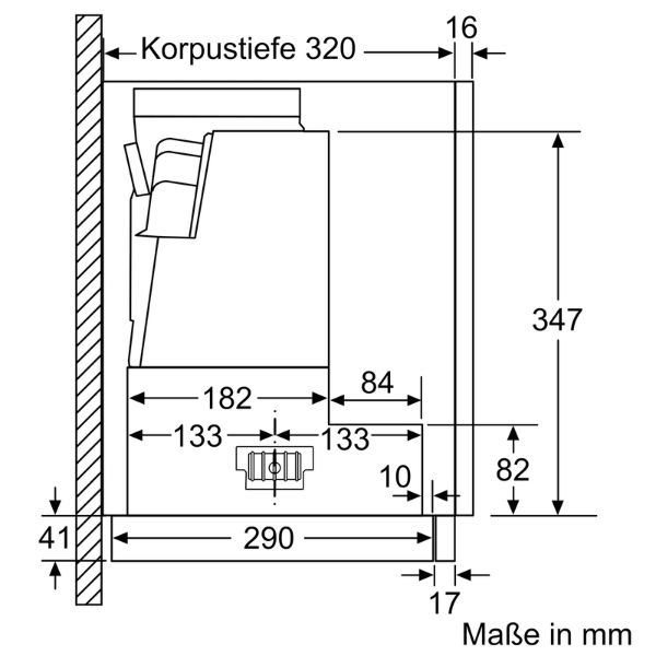 Máy hút mùi âm tủ Bosch DFR067A52 Series 4