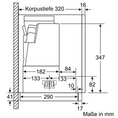  Máy hút mùi âm tủ Bosch DFR067A52 Series 4 