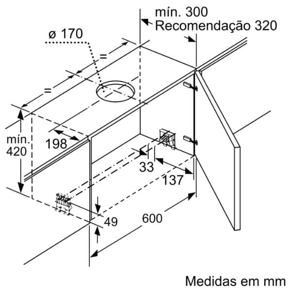 Máy hút mùi Bosch DFS067A50 Serie 4
