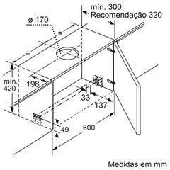  Máy hút mùi Bosch DFS067A50 Serie 4 