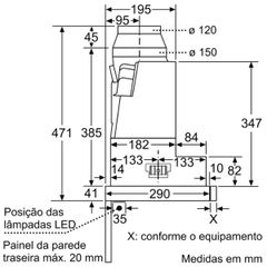  Máy hút mùi Bosch DFS067A50 Serie 4 