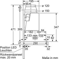  Máy hút mùi Bosch DFS067J50 Serie 8 