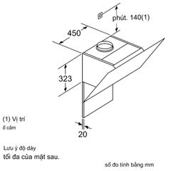  Máy hút mùi Bosch DWK97JM60 Serie 6 | Made in Germany 