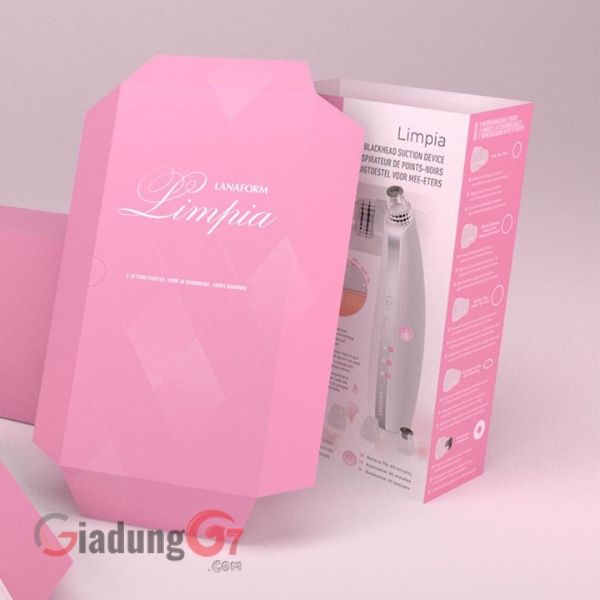 Máy hút mụn Lanaform Limpia LA131311 tẩy da chết với 3 cường độ