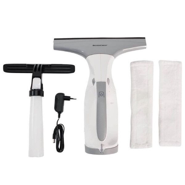 Máy lau kính Silvercrest SFR 3.7 D3 có Bình chứa nước bẩn với dung tích 110ml có thể dễ dàng tháo rời và rửa bằng máy rửa bát sau khi sử dụng.